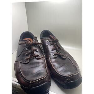 timberland loafers for men size 10 brown leather